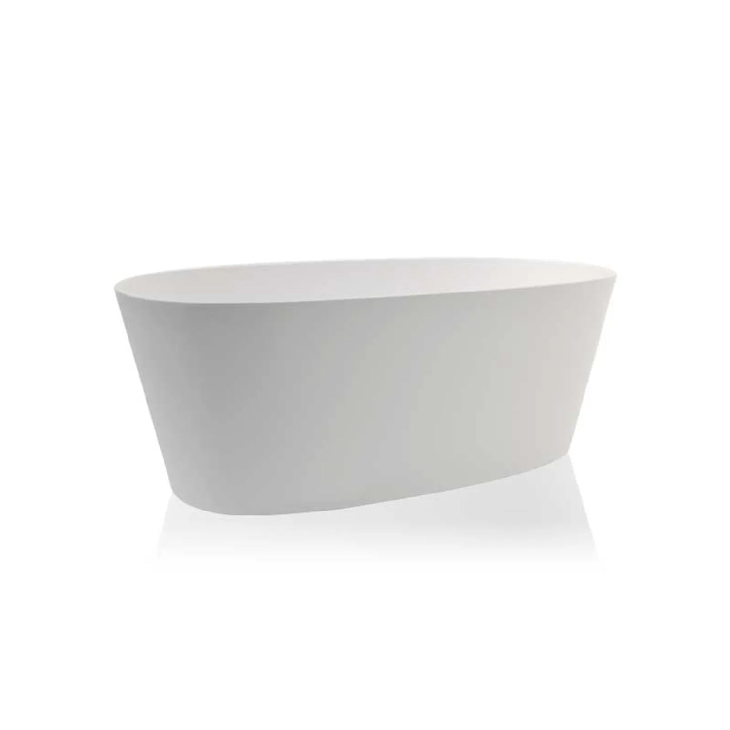 BC Designs Sorpressa Cian Solid Surface Freestanding Bath - 1510mm L x 760mm W