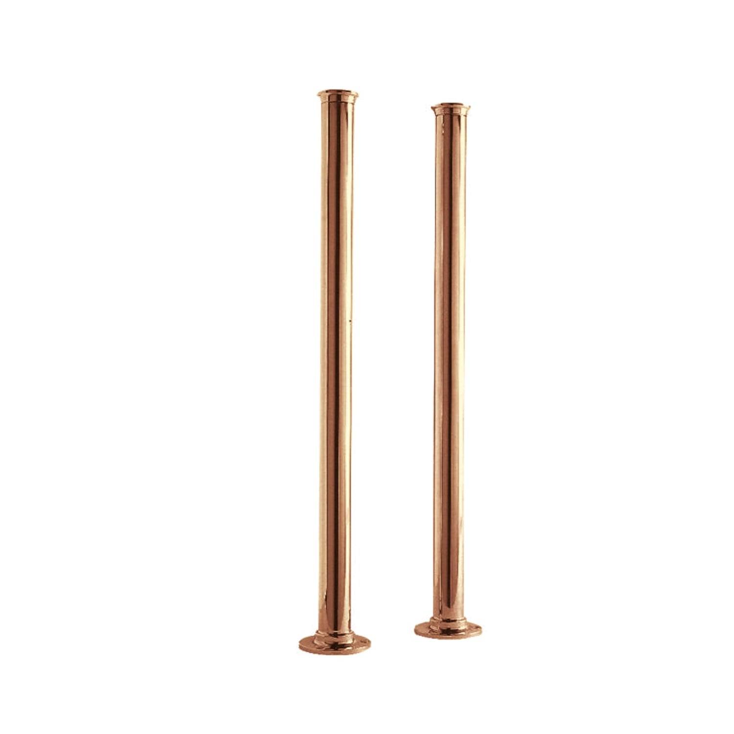 BC Designs Standpipes Freestanding Legs for Bath Shower Mixer, 660mm H x 40mm W