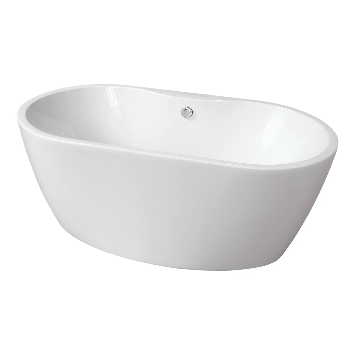 BC Designs Tamorina Petite Freestanding Bath - 1400mm L x 800mm W, White