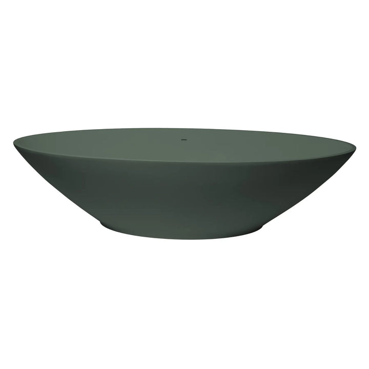 BC Designs Tasse Cian Solid Surface Freestanding Bath - 1770mm L x 880mm W