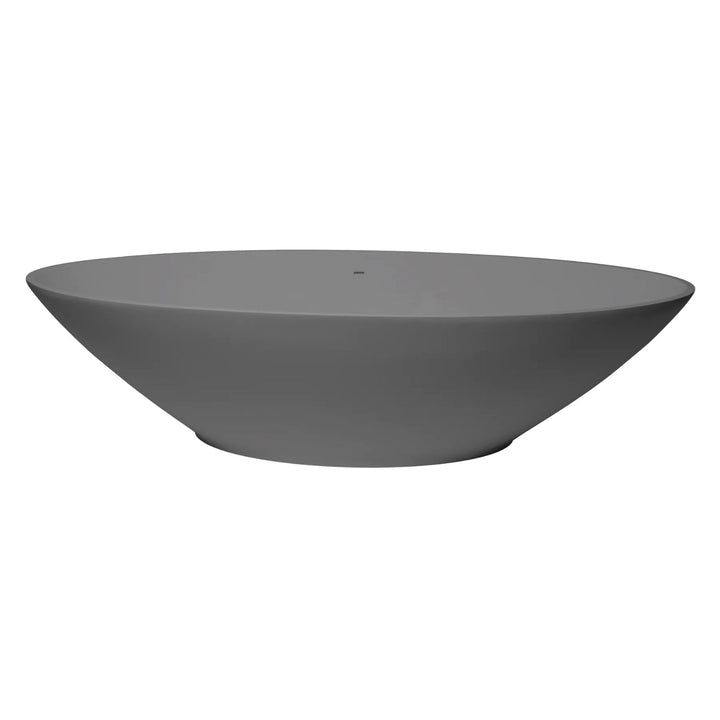 BC Designs Tasse Cian Solid Surface Freestanding Bath - 1770mm L x 880mm W