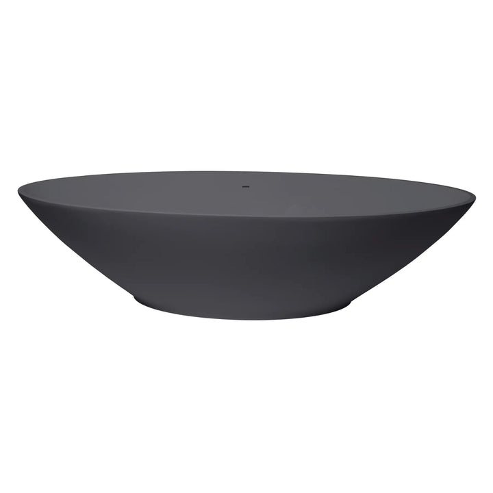 BC Designs Tasse Cian Solid Surface Freestanding Bath - 1770mm L x 880mm W