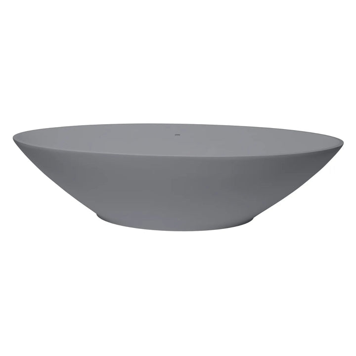 BC Designs Tasse Cian Solid Surface Freestanding Bath - 1770mm L x 880mm W
