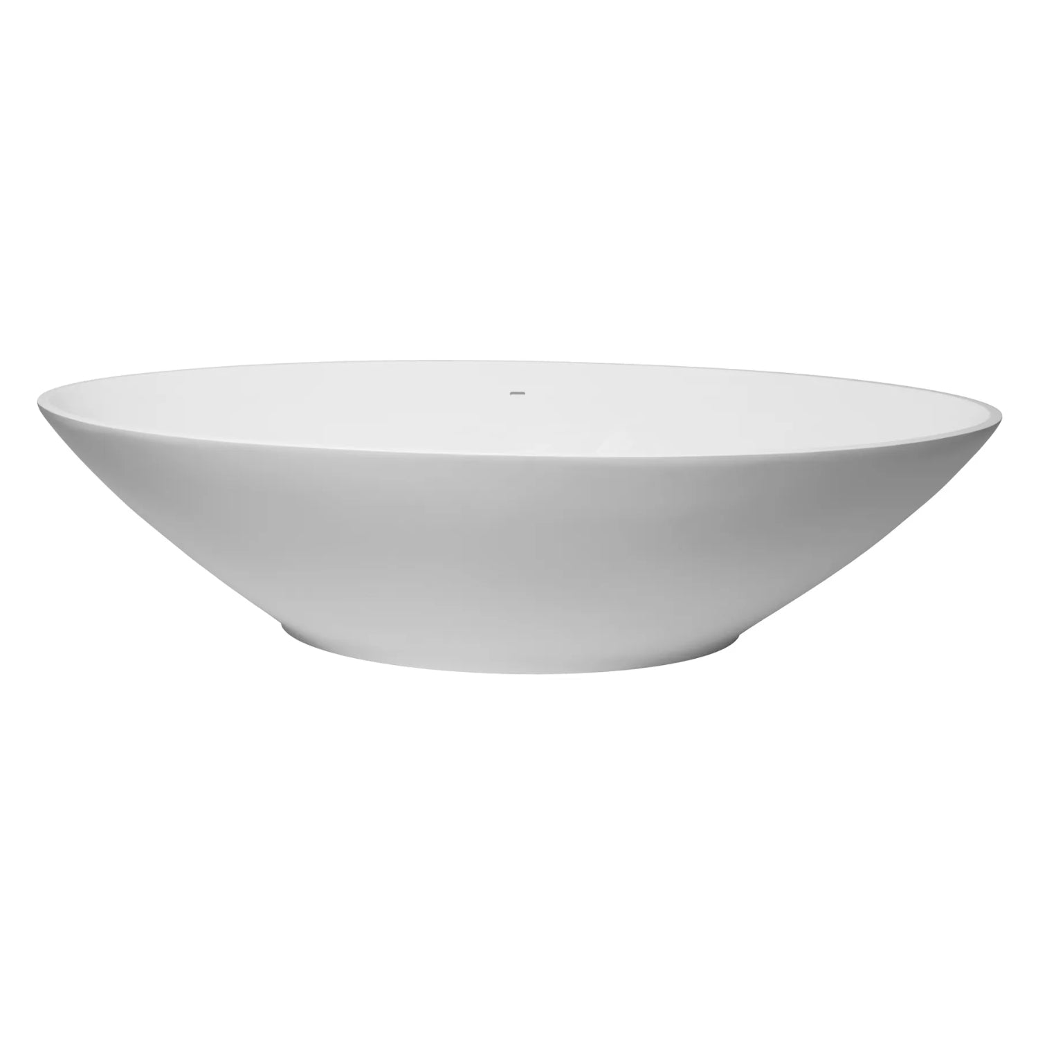 BC Designs Tasse Cian Solid Surface Freestanding Bath - 1770mm L x 880mm W