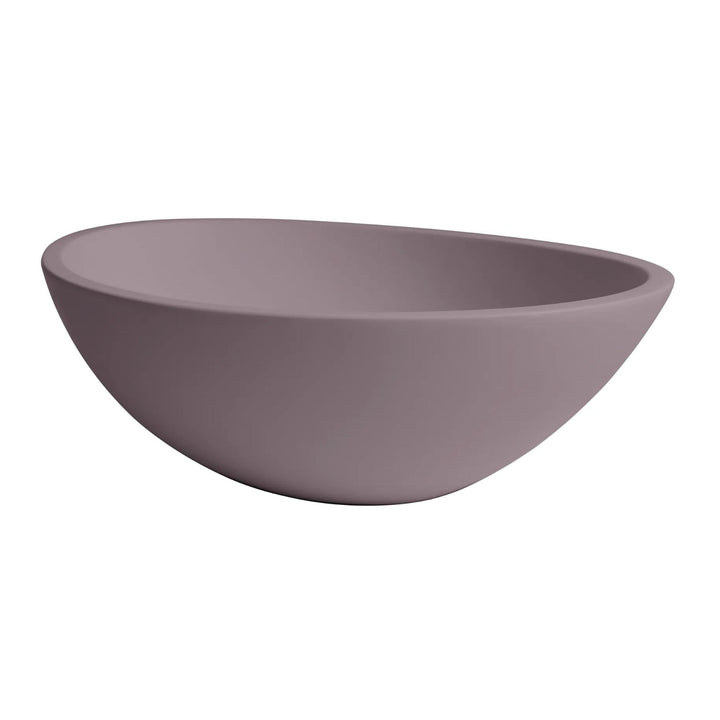 BC Designs Tasse/Gio Vanity Cian Solid Surface Countertop Basin - 575mm W x 145mm D