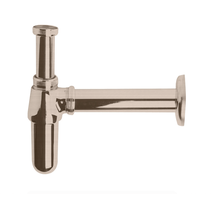 BC Designs Traditional Round Brass Basin Countertop Bottle Trap