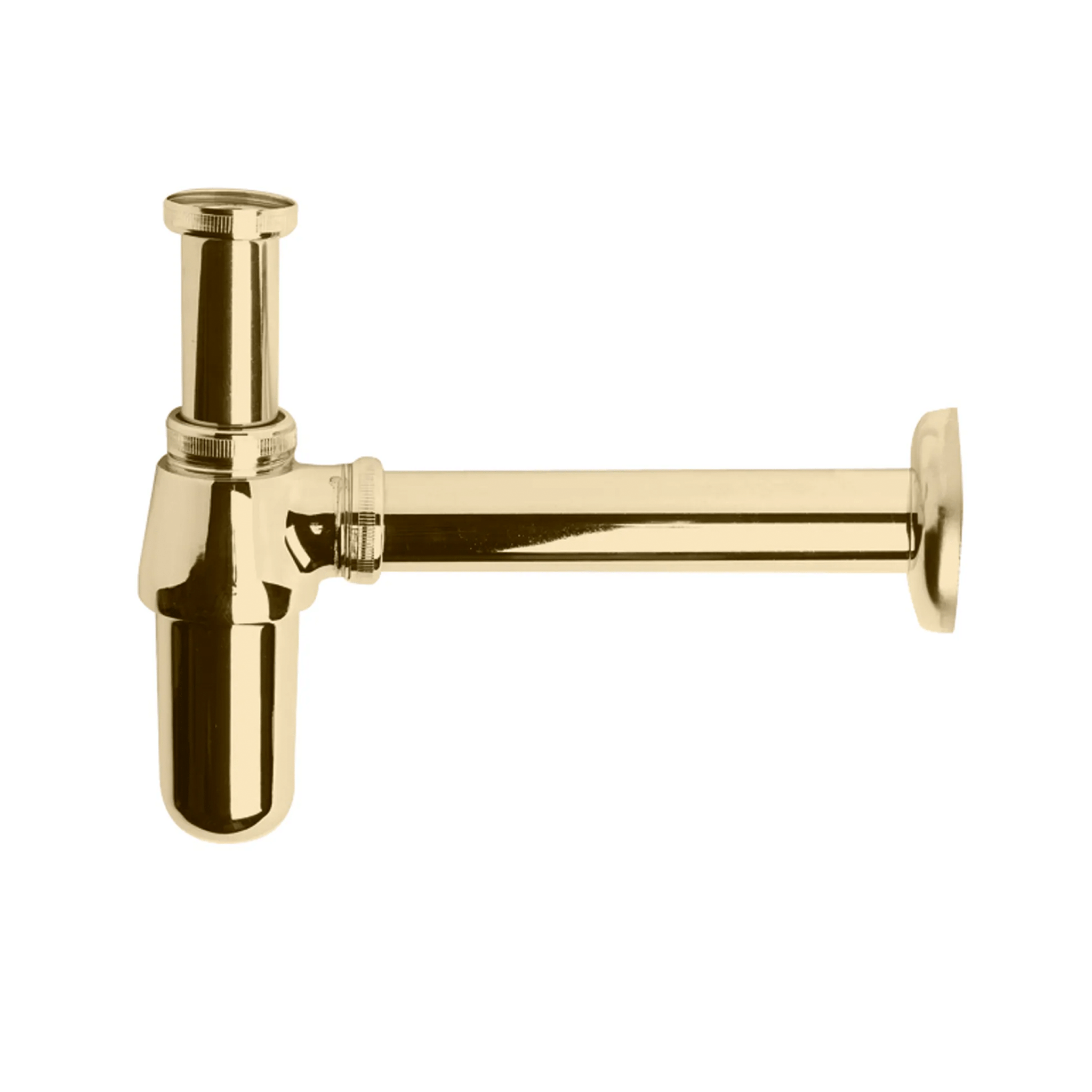 BC Designs Traditional Round Brass Basin Countertop Bottle Trap