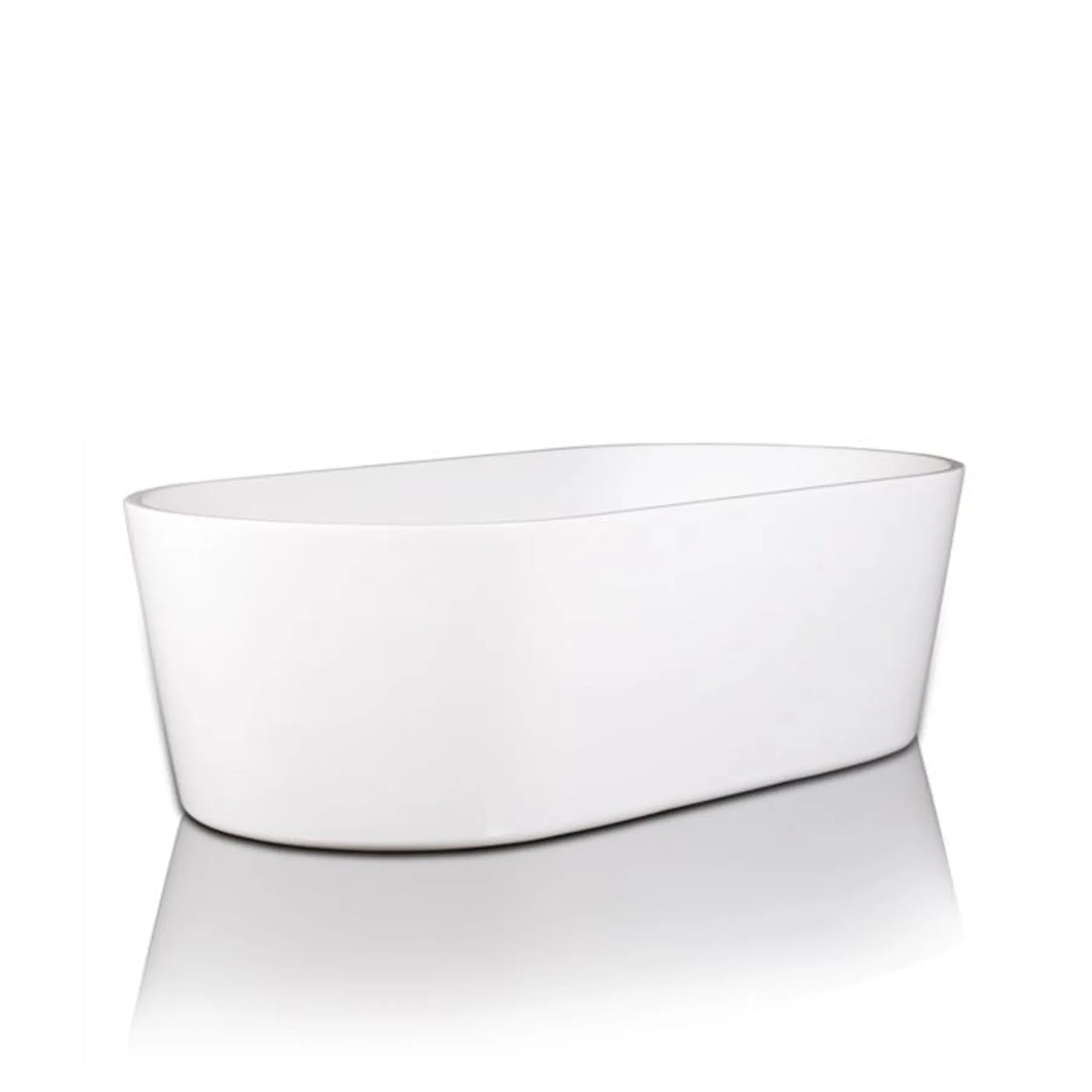 BC Designs Viado White Acrylic Freestanding Baths