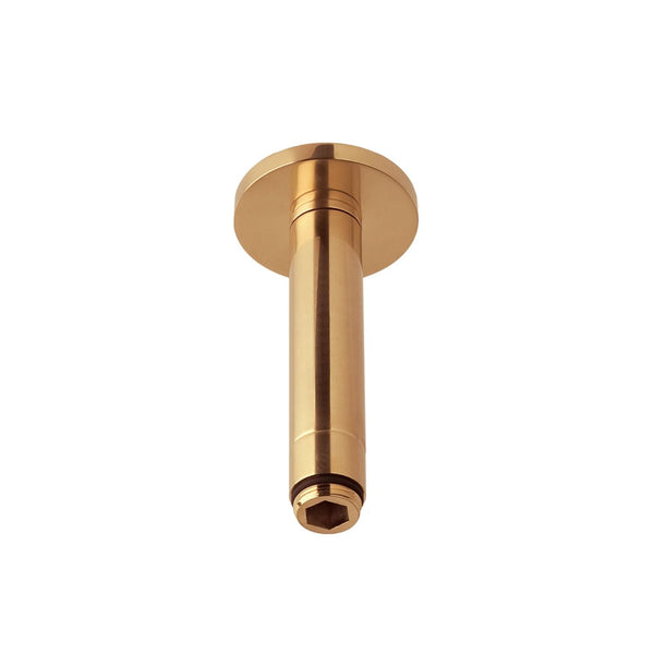 BC Designs Victrion Ceiling Mounted Brass Shower Arm 75mm H x 75mm W, Brushed Copper