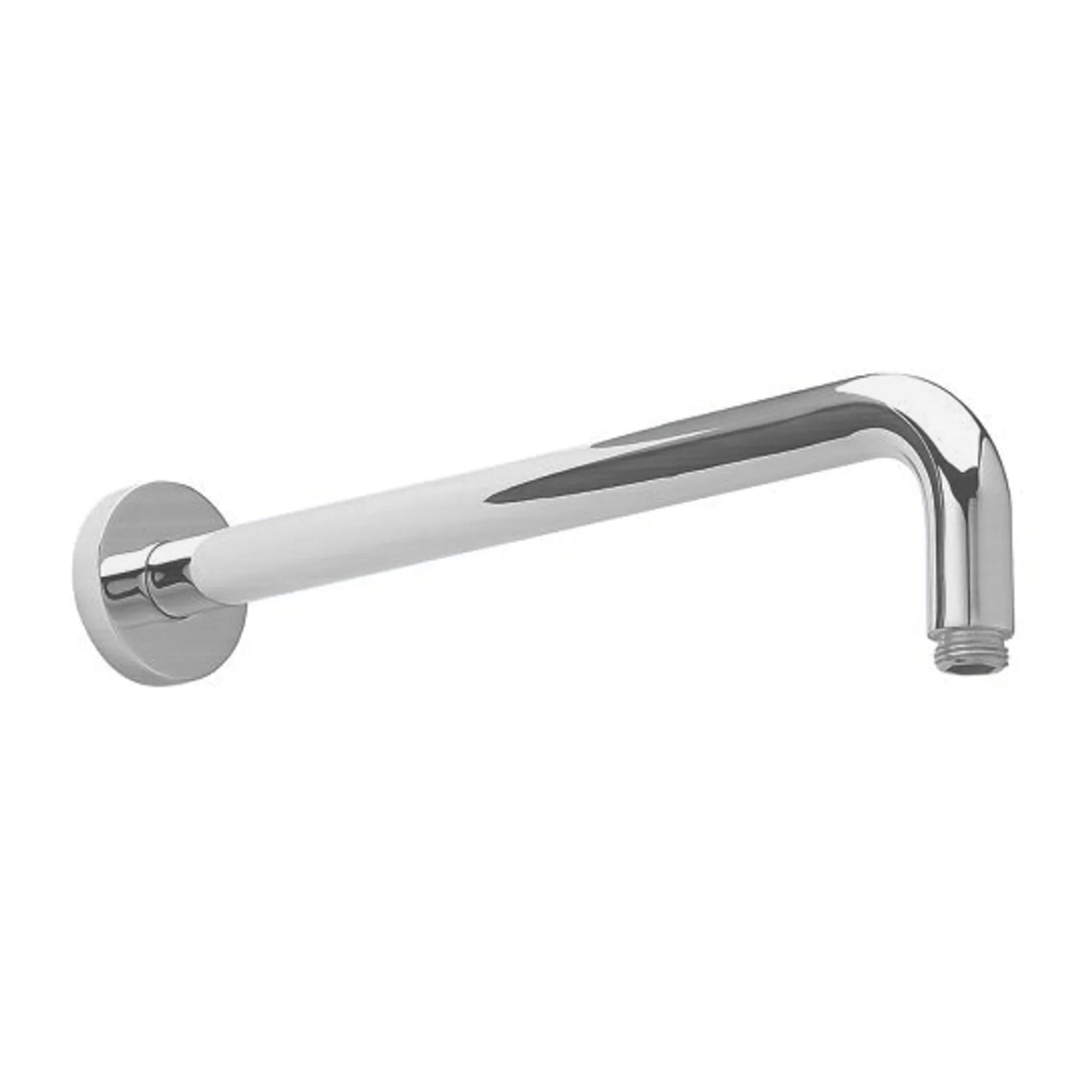BC Designs Victrion Wall Mounted Brass Straight Shower Arm 85mm H x 60mm W, Brushed Chrome
