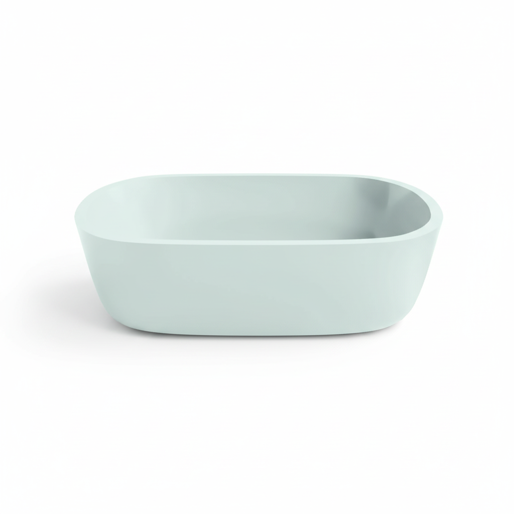 BC Designs - Vive 530mm Oval Basin - Minty Green