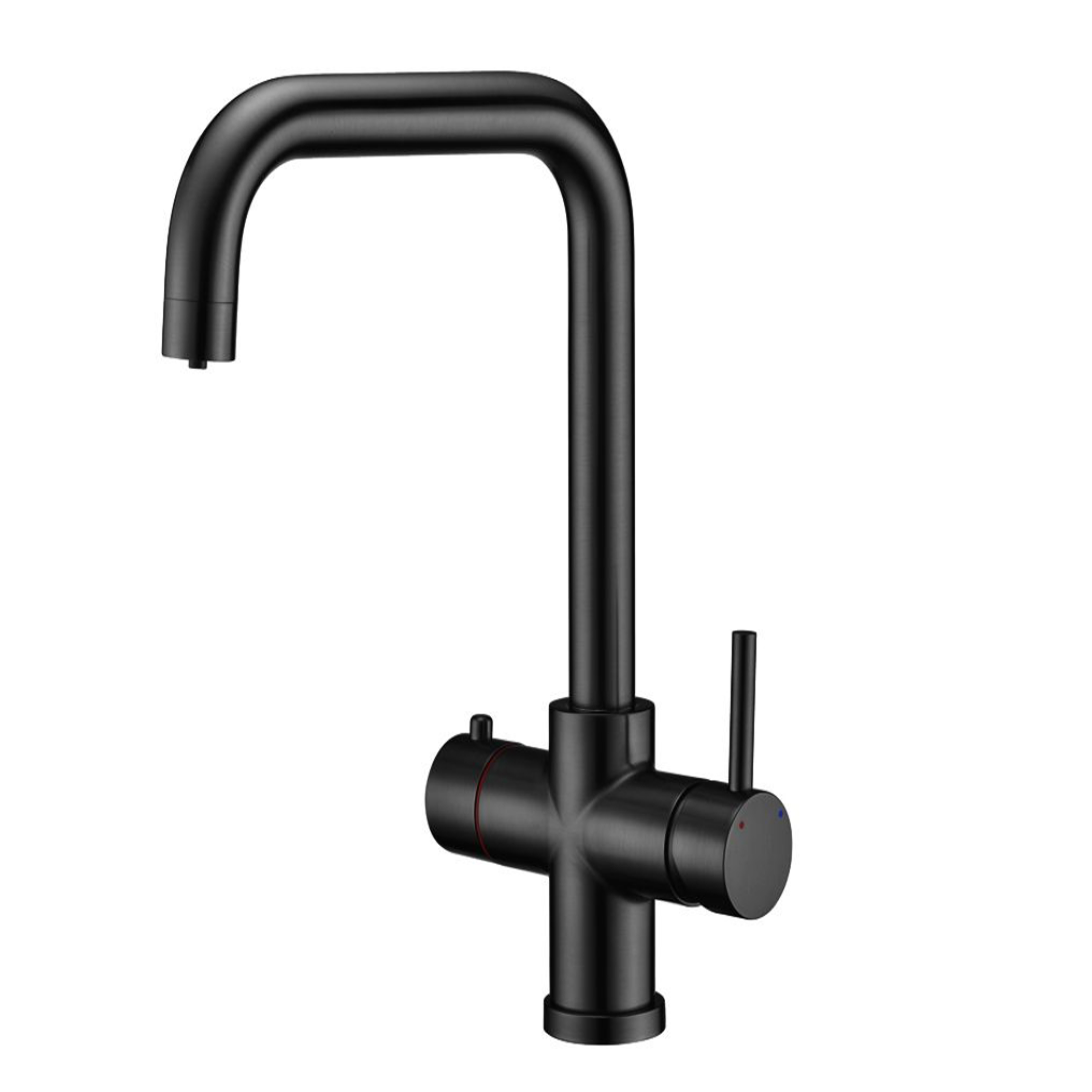 Reginox - Tribezi 3-in-1 Boiling Water Tap with Filter - Insulated Spout - Stick Handle