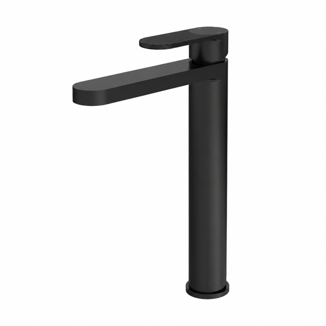 Nuie - Cyprus High Rise Mono Basin Mixer - Matt Black
