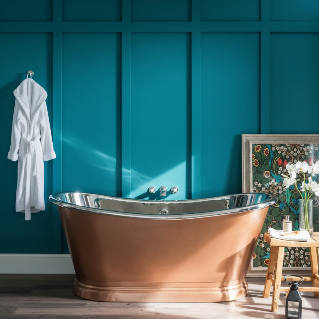 Bright copper bath image