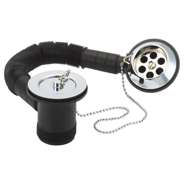 Methven Deva Bath Tidy Waste, Chrome