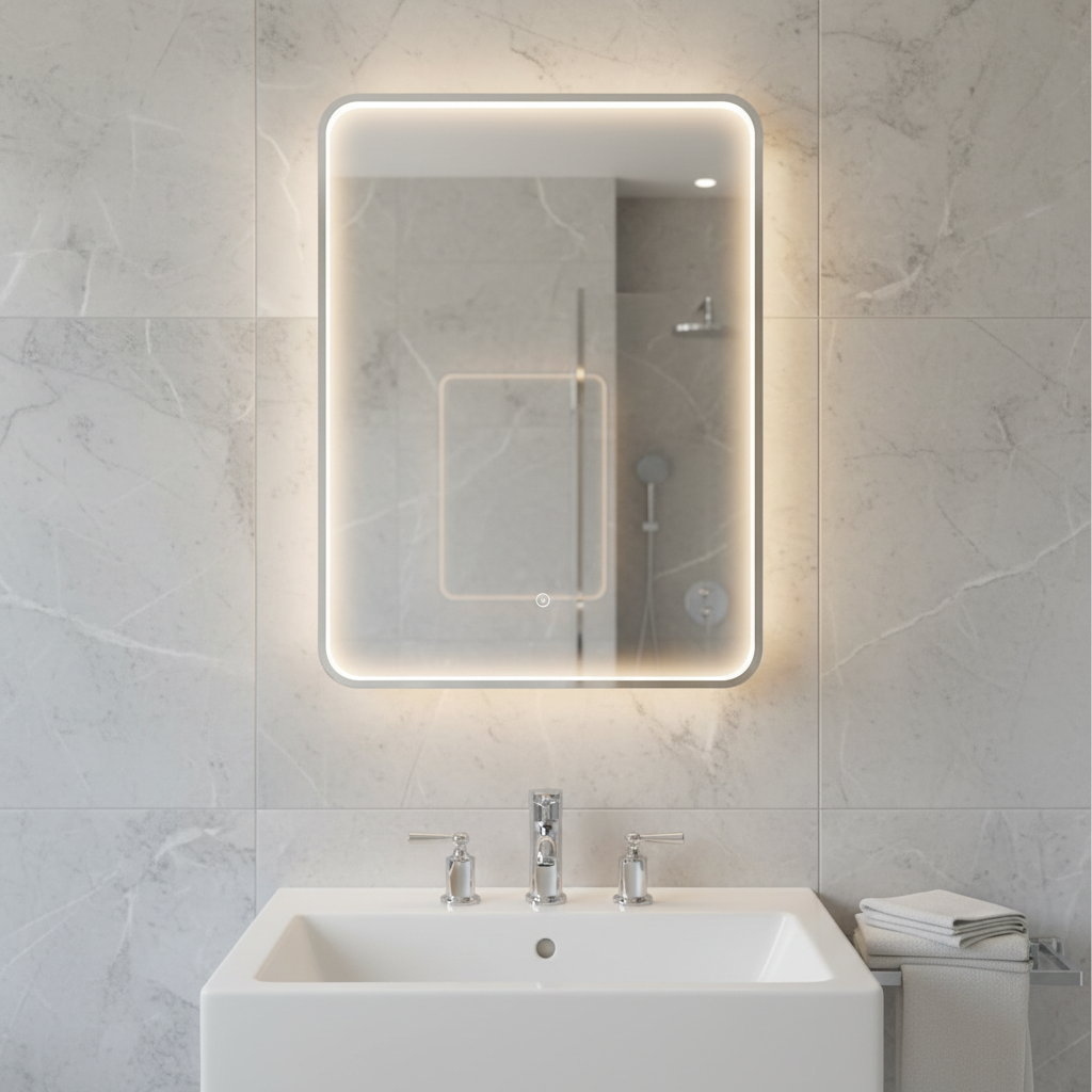 Chrome LED Mirror Lifestyle