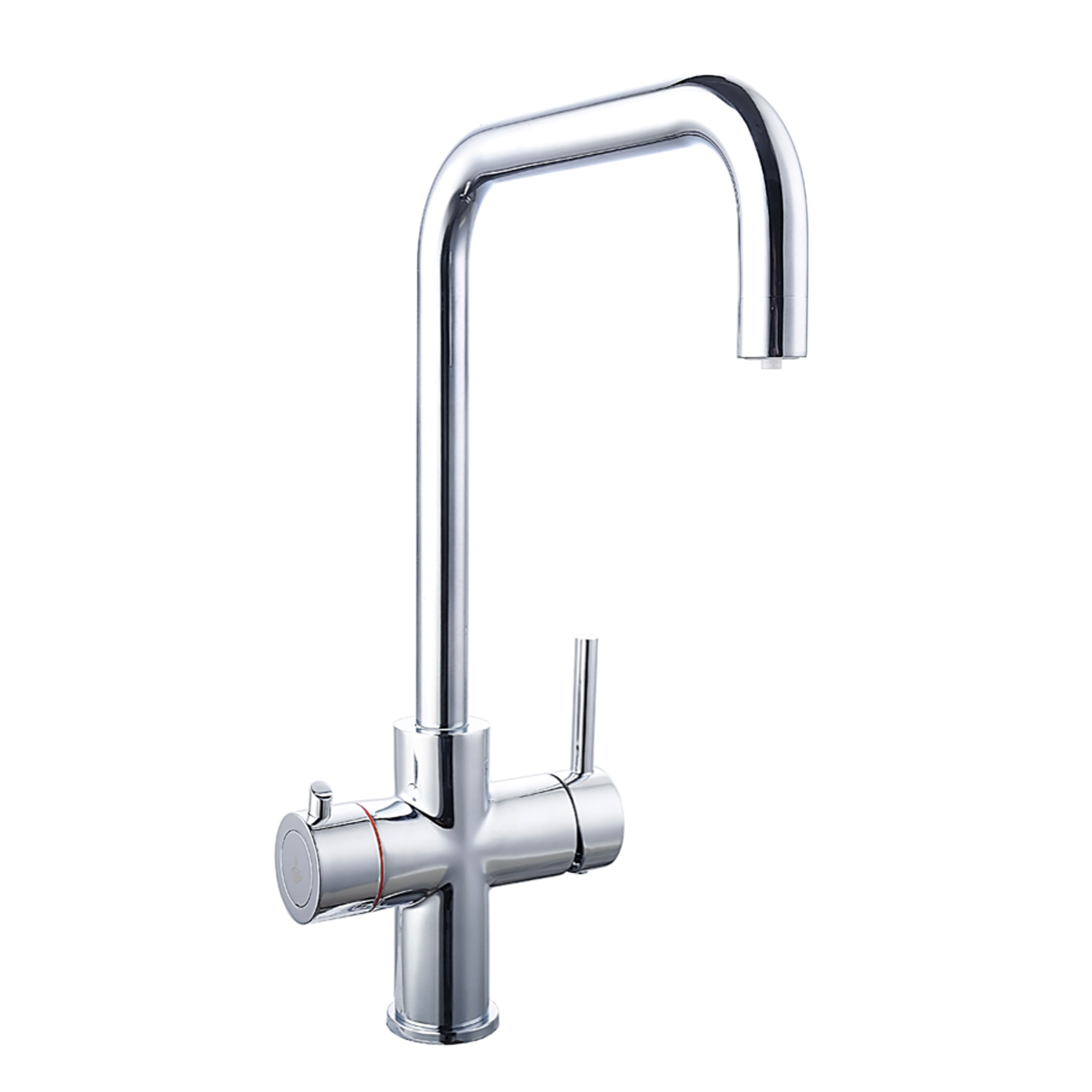 Reginox - Tribezi 3-in-1 Boiling Water Tap with Filter - Insulated Spout - Stick Handle