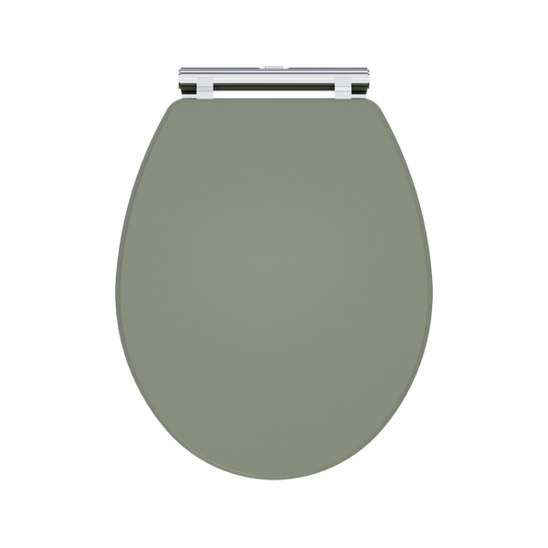 Classique / Soft Close Wooden Toilet Seat Satin green
