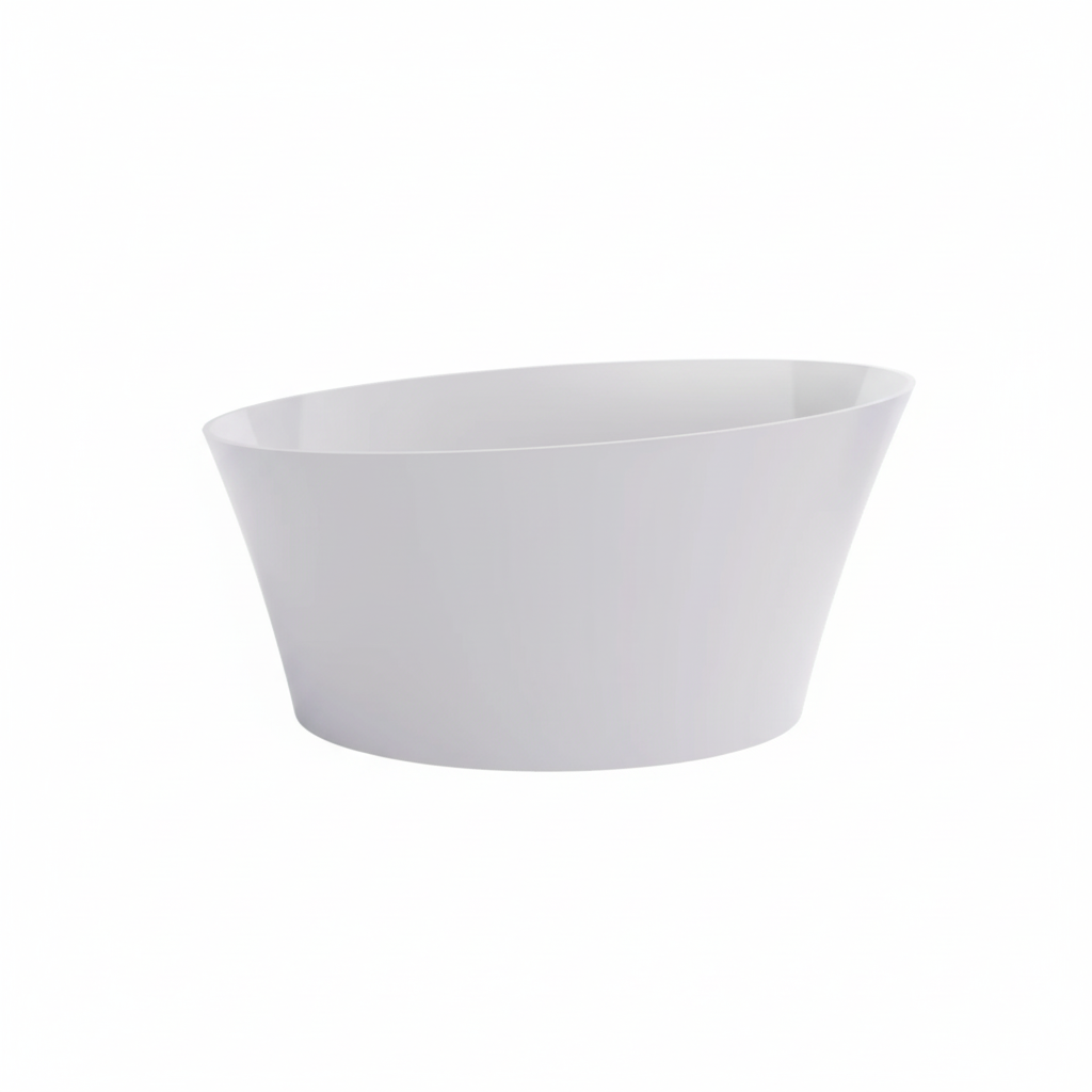 BC Designs - Delicata Freestanding Bath - Matt White
