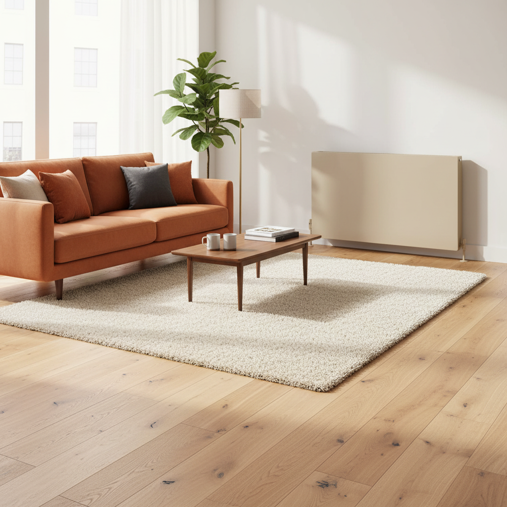 Cream radiator square format