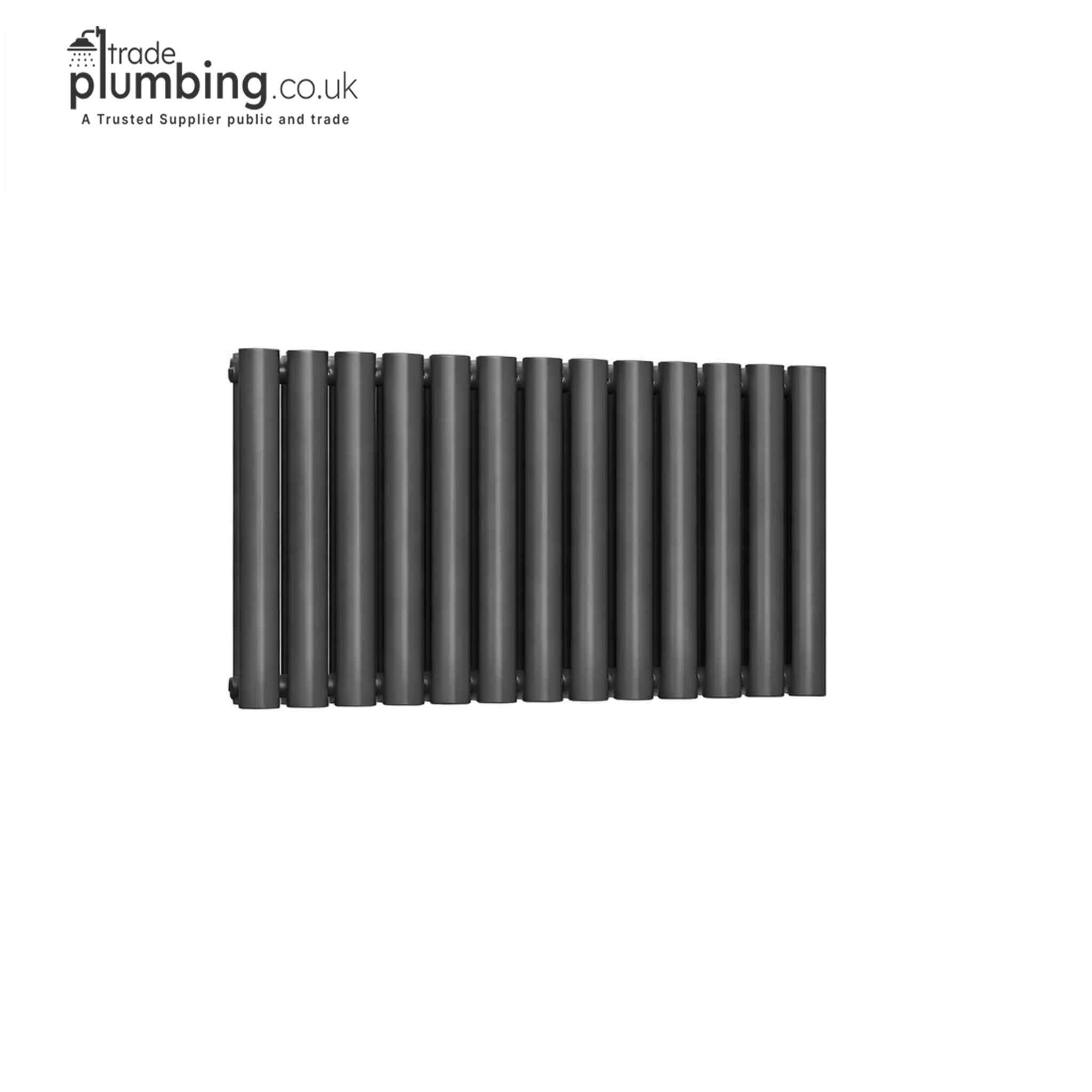 Trade Plumbing - Flux Double Panel Horizontal Radiator - White