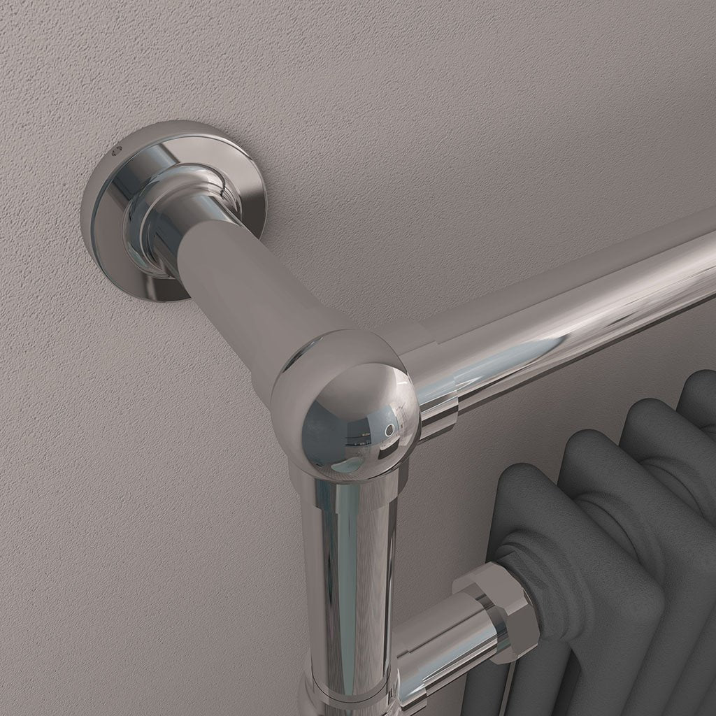 Eastbrook Avon Chrome / Matt Anthracite Traditional Heated Towel Rails