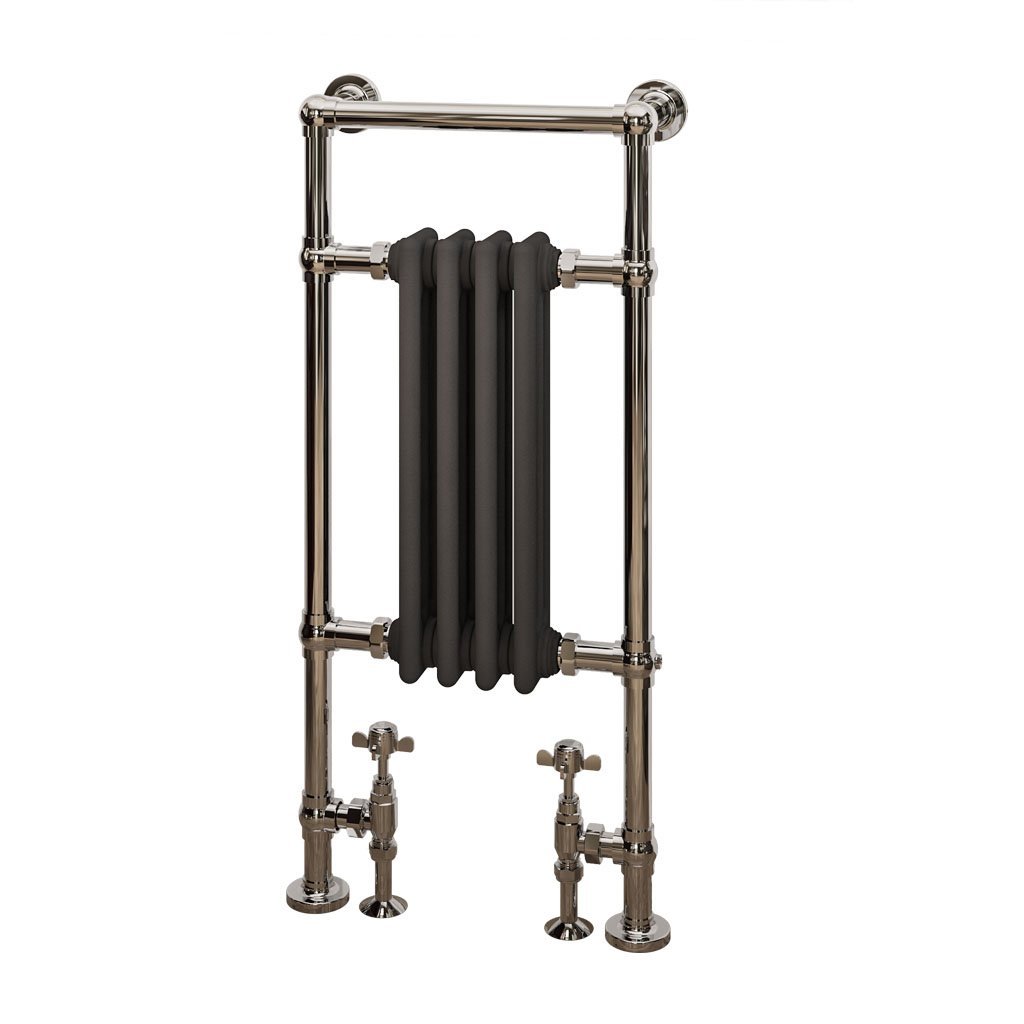 Eastbrook Avon Chrome / Matt Anthracite Traditional Heated Towel Rails