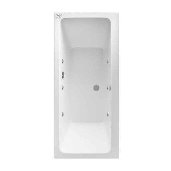 Eastbrook Beauforte Portland 1700mm x 750mm x 440mm 6 Jet Whirlpool Bath, White