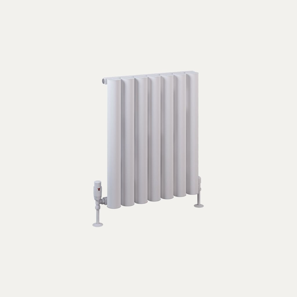Eastbrook Burford Matt White Horizontal Aluminium Radiators – Tradeplumbing