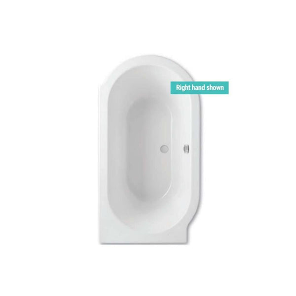 Eastbrook Carron Advantage Deep Bath 5mm LH White