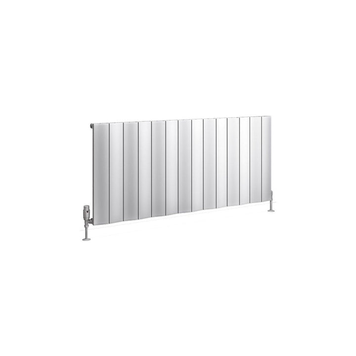 Eastbrook Fairford Matt White Horizontal Aluminium Radiators - Central Heating