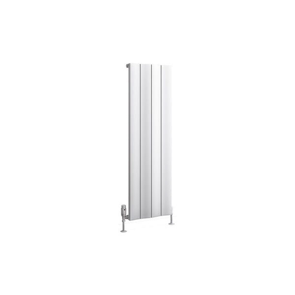 Eastbrook Fairford Matt White Vertical Aluminium Radiators - Central Heating