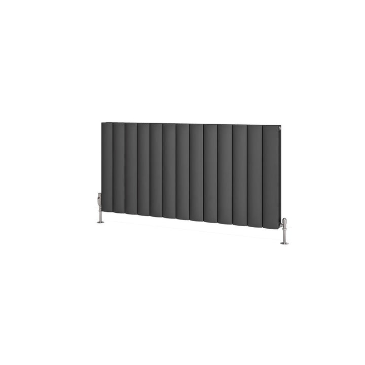 Eastbrook Guardia Matt Anthracite Horizontal Aluminium Radiators - Central Heating