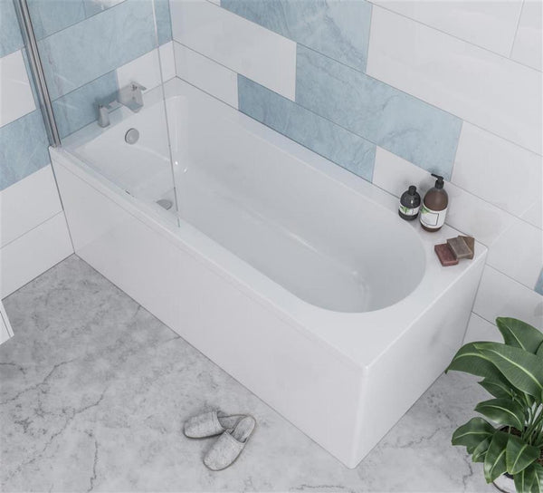 Eastbrook Henbury White Single Ended 3mm Bath