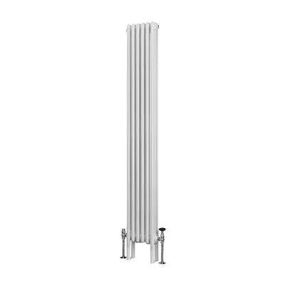 Eastbrook Imperia Column Gloss White Horizontal Designer Radiator