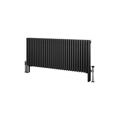 Eastbrook Imperia Column Matt Anthracite Horizontal Designer Radiator