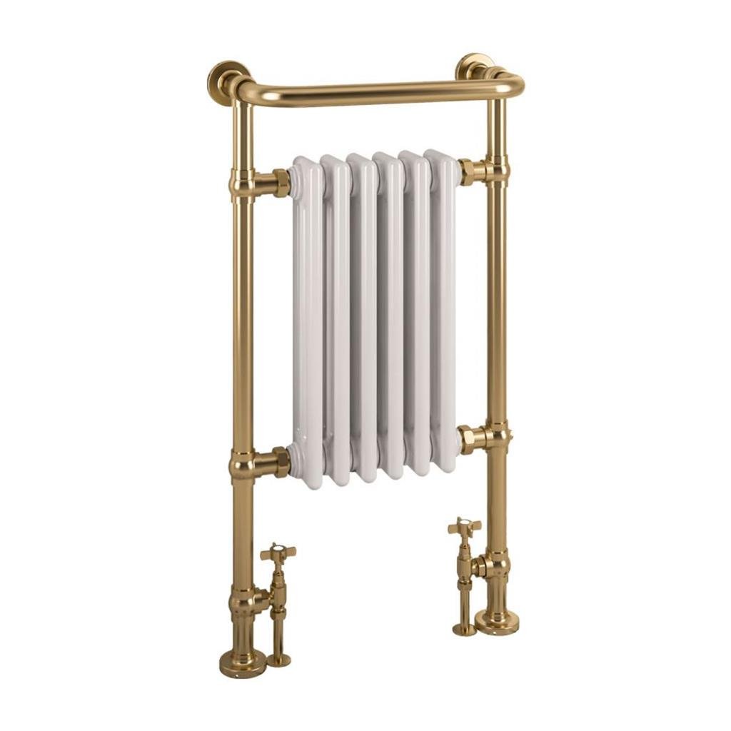 Eastbrook Isbourne 940 x 507 Brushed Brass / Gloss White