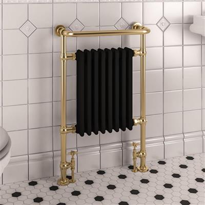 Eastbrook Isbourne 940 x 600 Brushed Brass / Matt Black