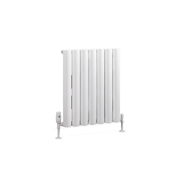 Eastbrook Kelmscott Matt White Horizontal Aluminium Radiators - Central Heating
