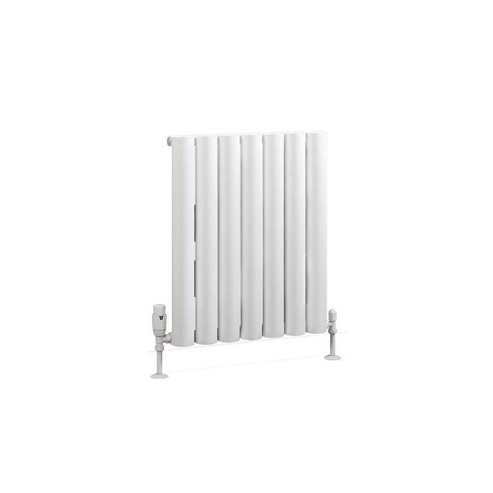 Eastbrook Kelmscott Matt White Horizontal Aluminium Radiators - Central Heating