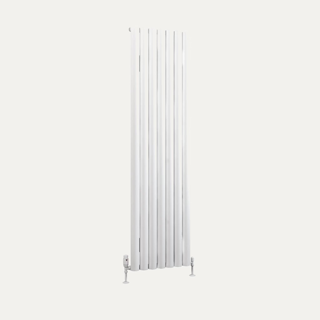 Eastbrook Kelmscott Matt White Vertical Aluminium Radiators – Tradeplumbing