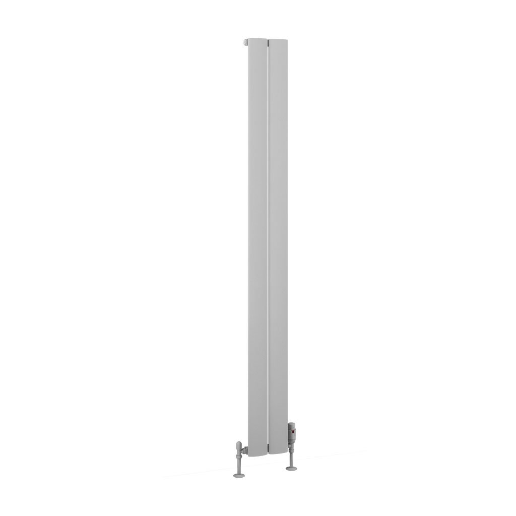Eastbrook Malmesbury Matt Grey Vertical Aluminium Radiators