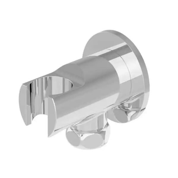 Eastbrook Modern Round Wall Elbow And Shower Handset Holder, Chrome Finish