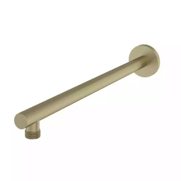 Eastbrook Modern Stainless Steel Round Fixed Over Head Shower Arm, Brushed Brass