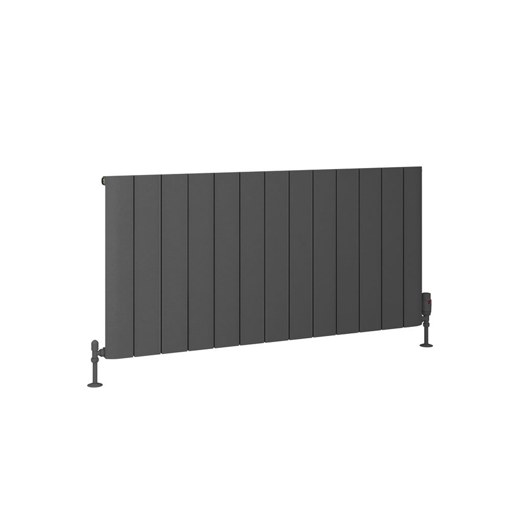 Eastbrook Peretti Matt Anthracite Horizontal Aluminium Radiators