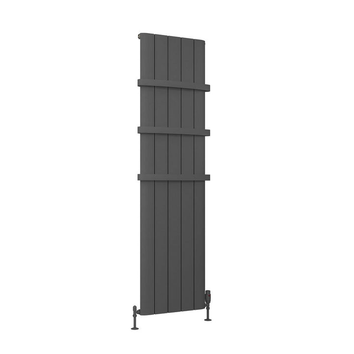 Eastbrook Peretti Matt Anthracite Vertical Aluminium Radiators