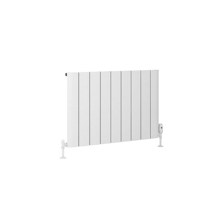 Eastbrook Peretti Matt White Vertical Aluminium Radiator