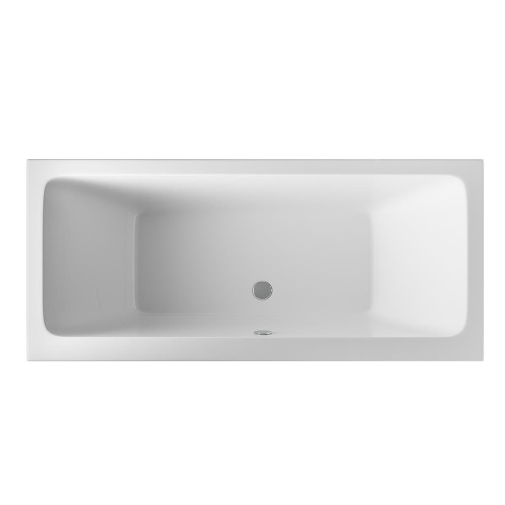 Eastbrook Portland Double Ended Beauforte Bath, White