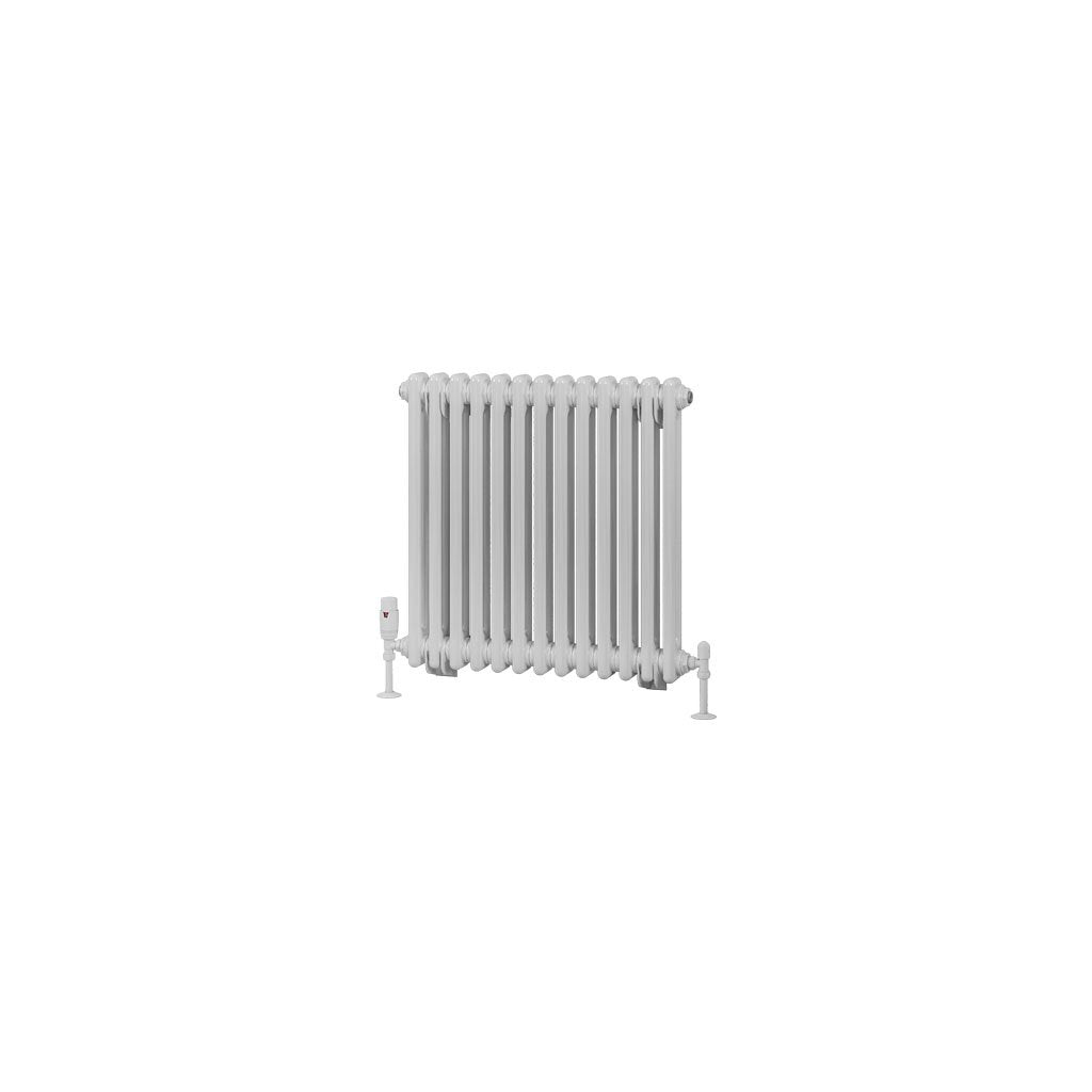 Eastbrook Rivassa Gloss White Horizontal Traditional Column Radiators