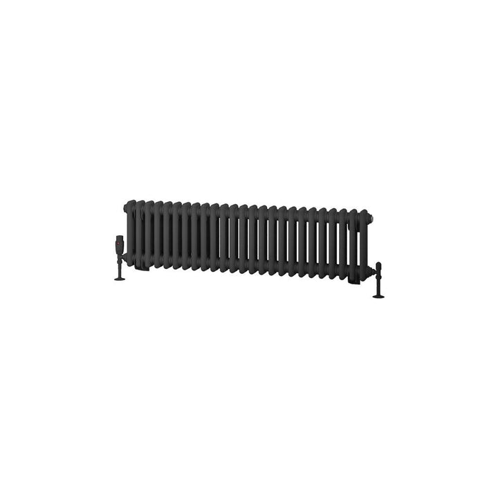 Eastbrook Rivassa Matt Anthracite Horizontal Traditional Column Radiators
